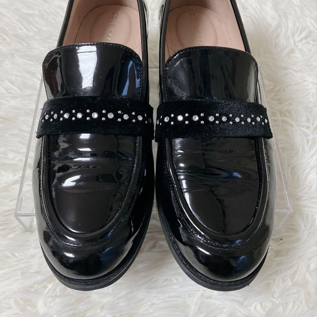 コールハーン スタッシ エンブリッシュド ローファー 26cm 大きいサイズ