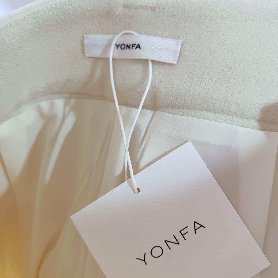 yonfa ヨンファ　バミューダパンツ　ミルク　パンツ