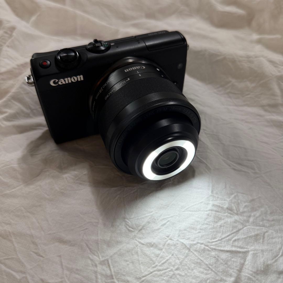【美品】CanonEOS M100＋EF-M28mm F3.5マクロレンズセット