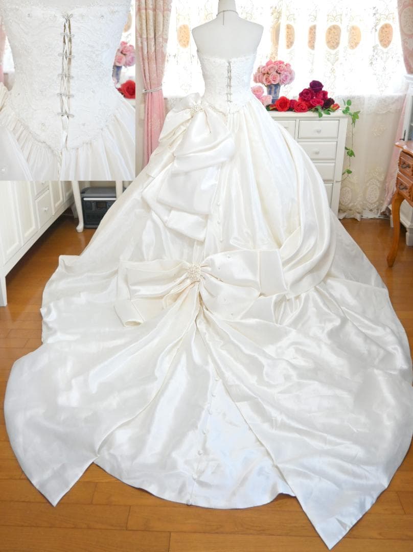 Barbie バービーブライダル ウェディングドレス サテンドレス