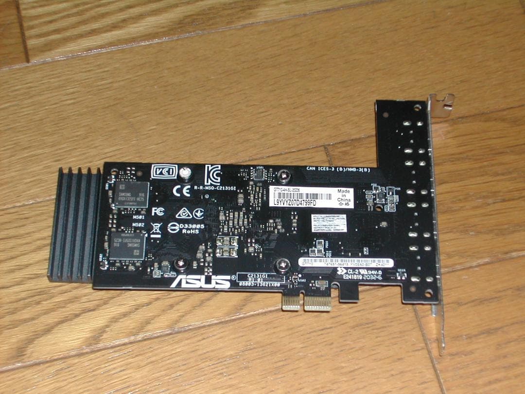 ASUS　GT710-4H-SL-2GD5　ファンレスグラボ　X1接続