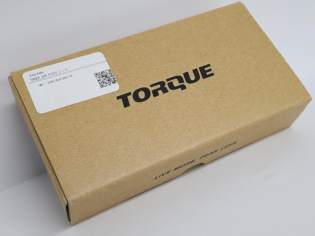 【美品】TORQUE G06 au KYG03 レッド SIMフリー 新品同様