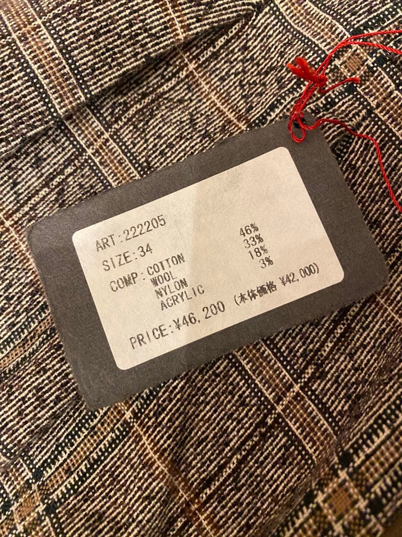 m’s braque TUCKED WIDE PANTS 34