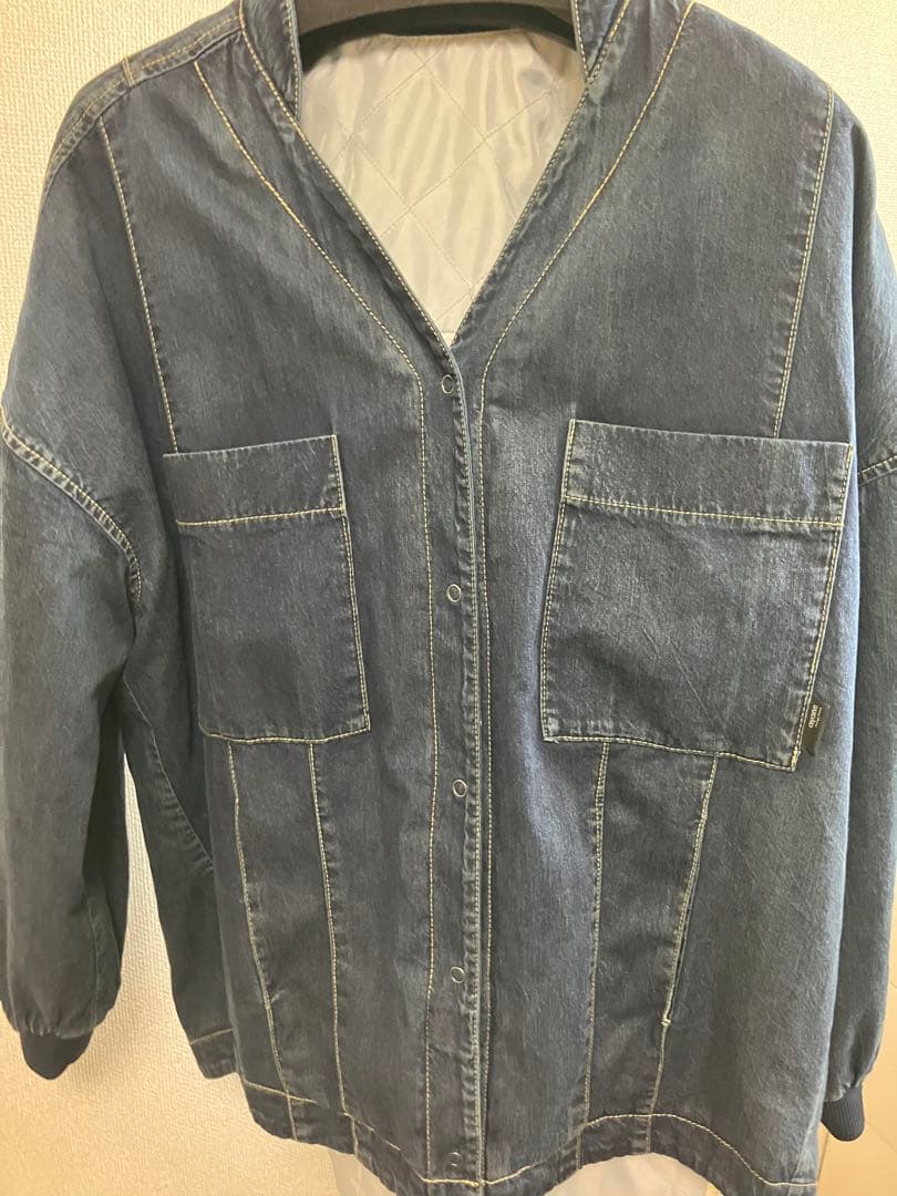 ayane 裏キルトダンガリージャケット