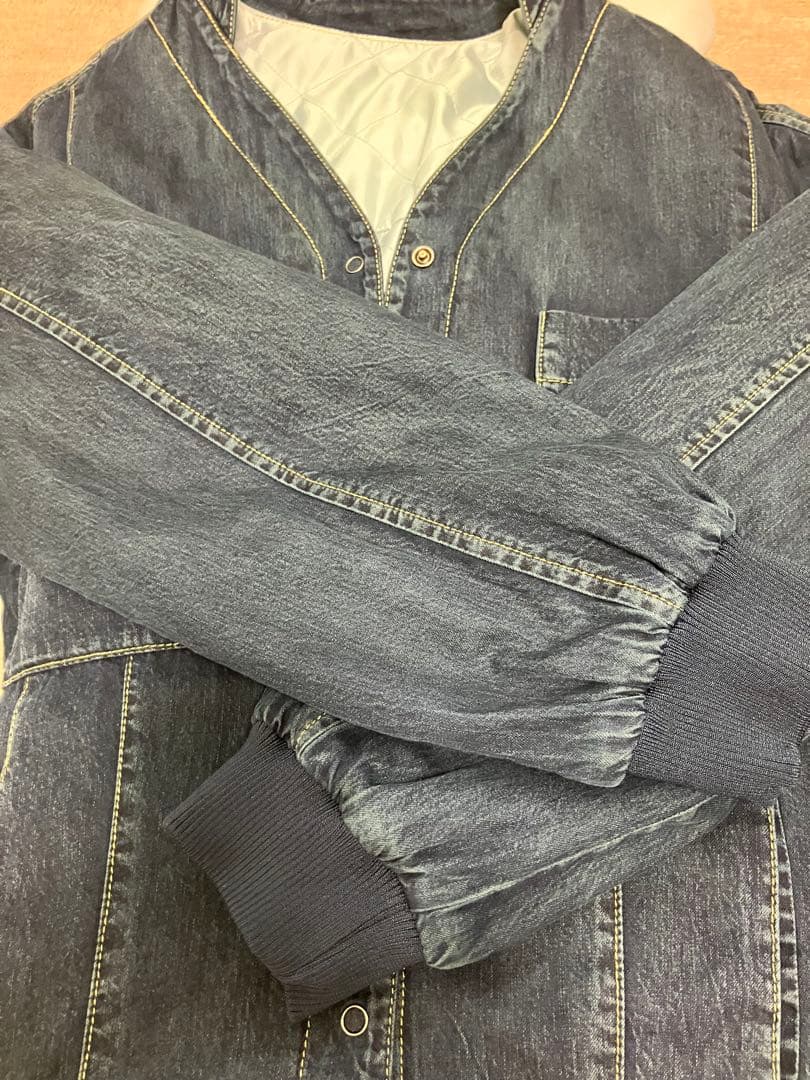 ayane 裏キルトダンガリージャケット