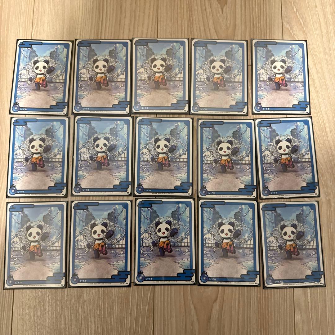 CNPトレカ　プロモレイキ青　リーリー15枚まとめ売り