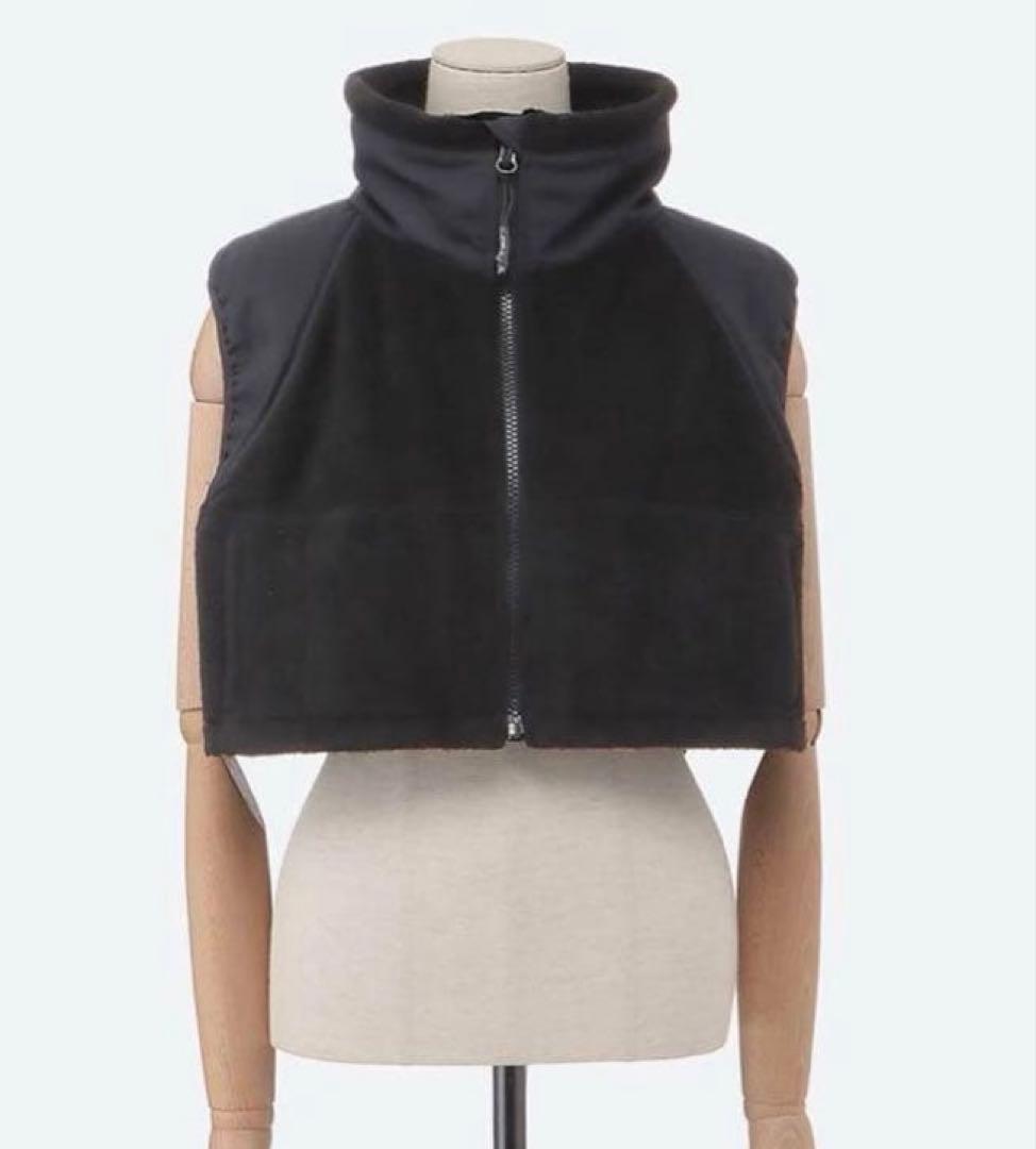 トップス HYKE 23AW fleece cropped vest