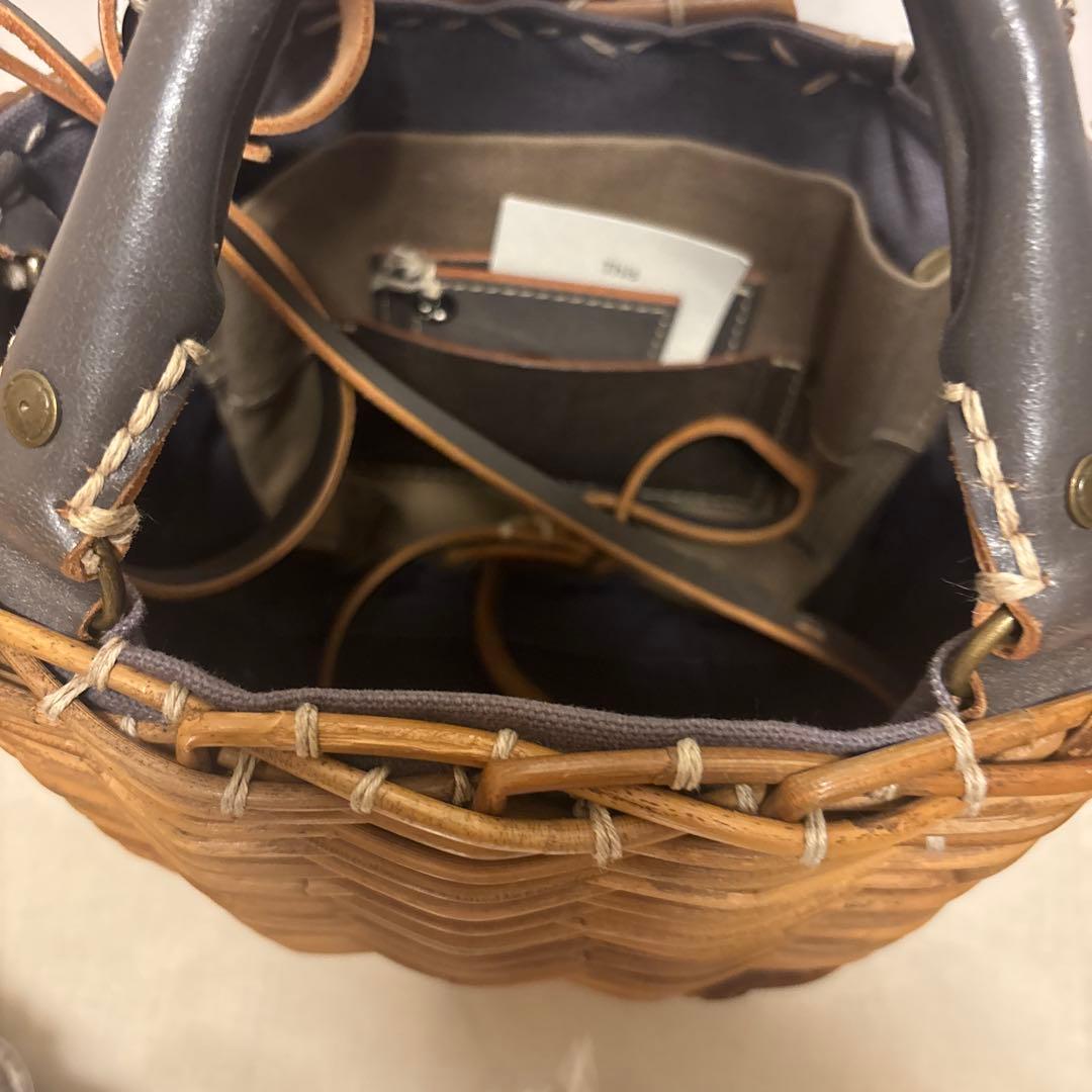 エバゴス　ebagos ショルダーバッグ　ブライドル ２本編み　ショルダー付き