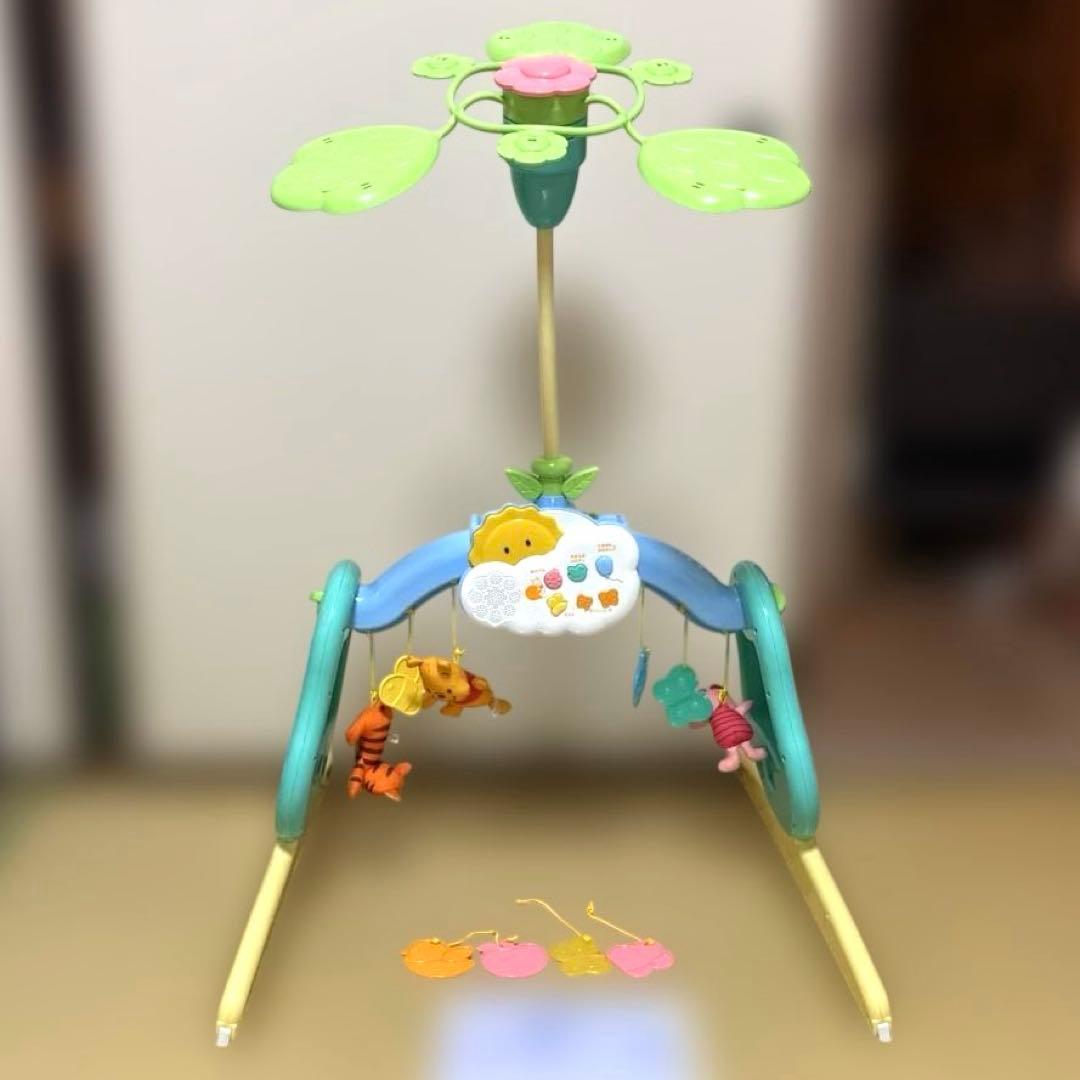 【使用期間３ヶ月】プーメリー　プーさん 6WAY ジムにへんしんメリー