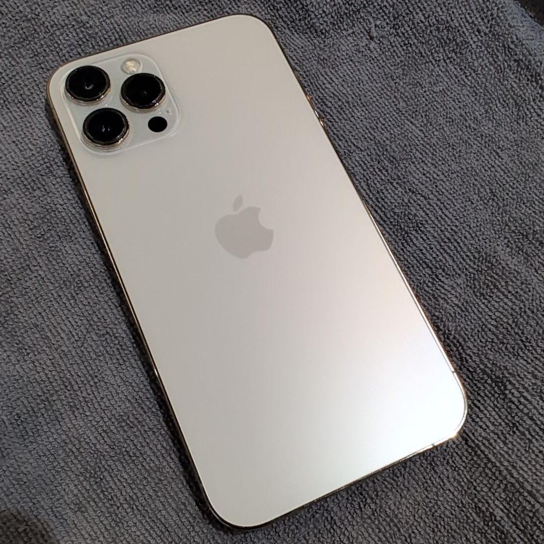 【美品】iPhone12ProMax 本体 128GB ゴールド SIMフリー