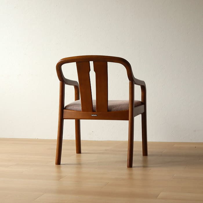 オールド カリモク アームチェア レトロ 肘付イス