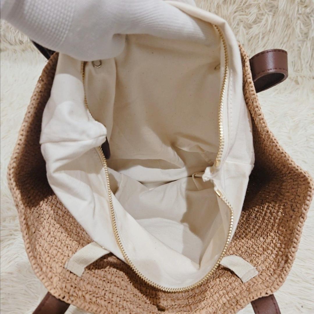 美品 ヘレンカミンスキー DAVOLIA S トートバッグ ラフィア インナー