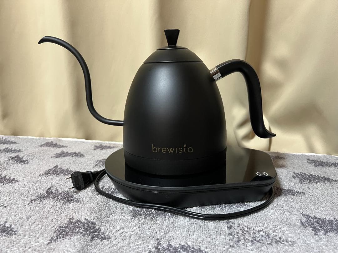 Brewista 電気ケトル 温度調節機能付 ピュアブラック 0.6L