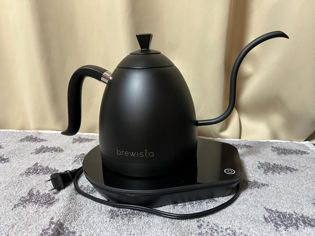 Brewista 電気ケトル 温度調節機能付 ピュアブラック 0.6L