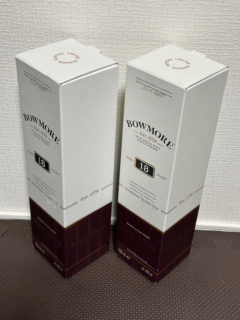 希少 BOWMORE ボウモア 18年 700ml 2本 アイラ島 アイラの女王