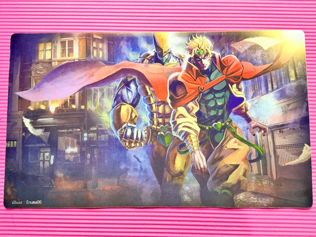 【開封済み】ジョジョの奇妙な冒険 DIO ディオ 豚人間 プレイマット