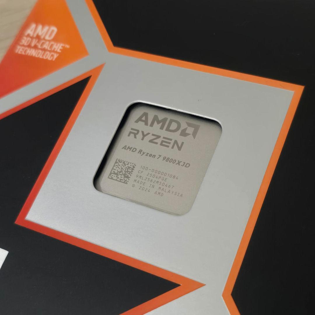 AMD Ryzen 9800X3D 新品未開封品