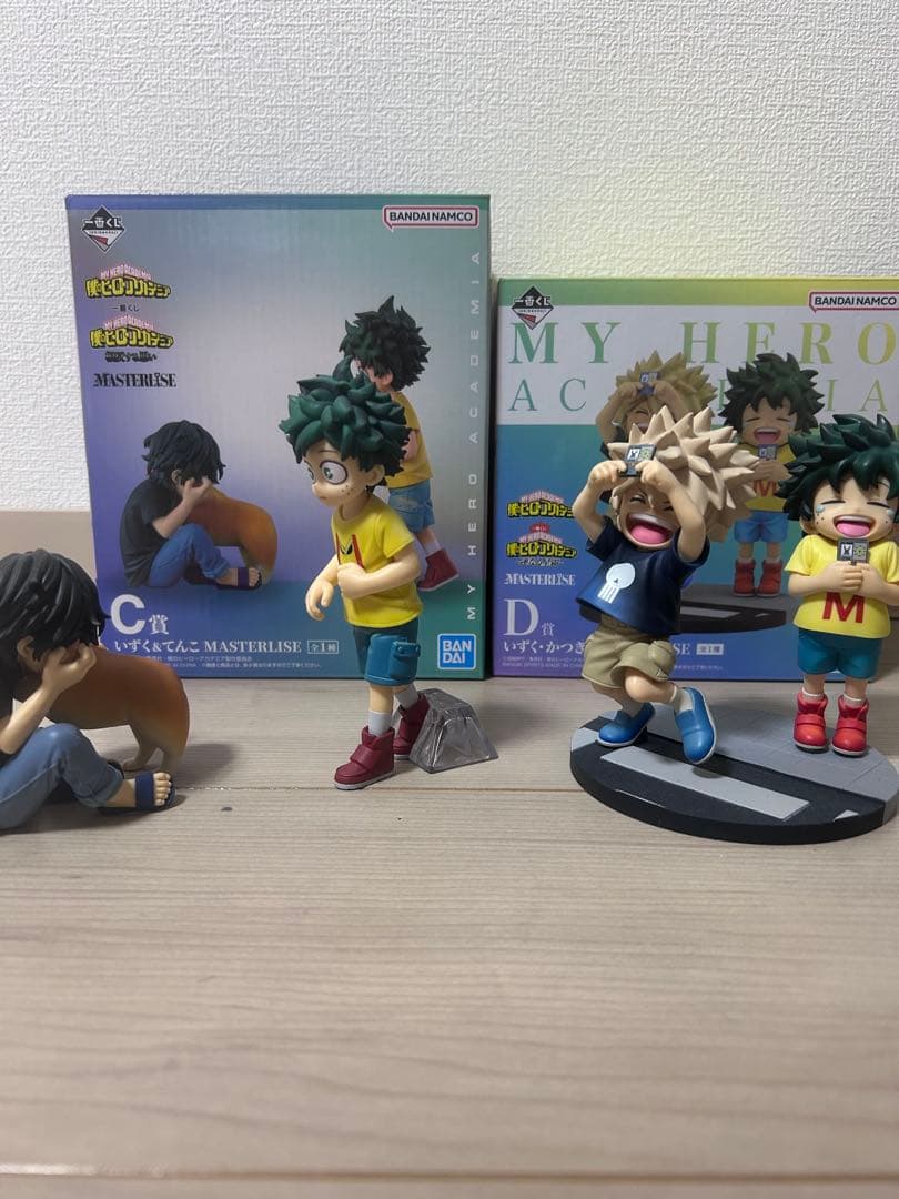 ヒロアカ1番くじ　いずく&かつき　いずく&てんこ おまけ付き