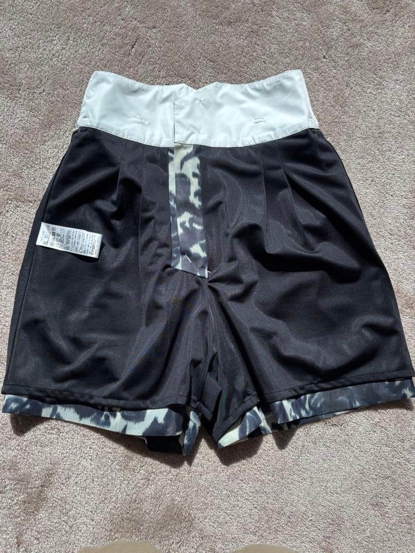 【TOGA PULLA】ポリエステルメッシュプリント ショートパンツ