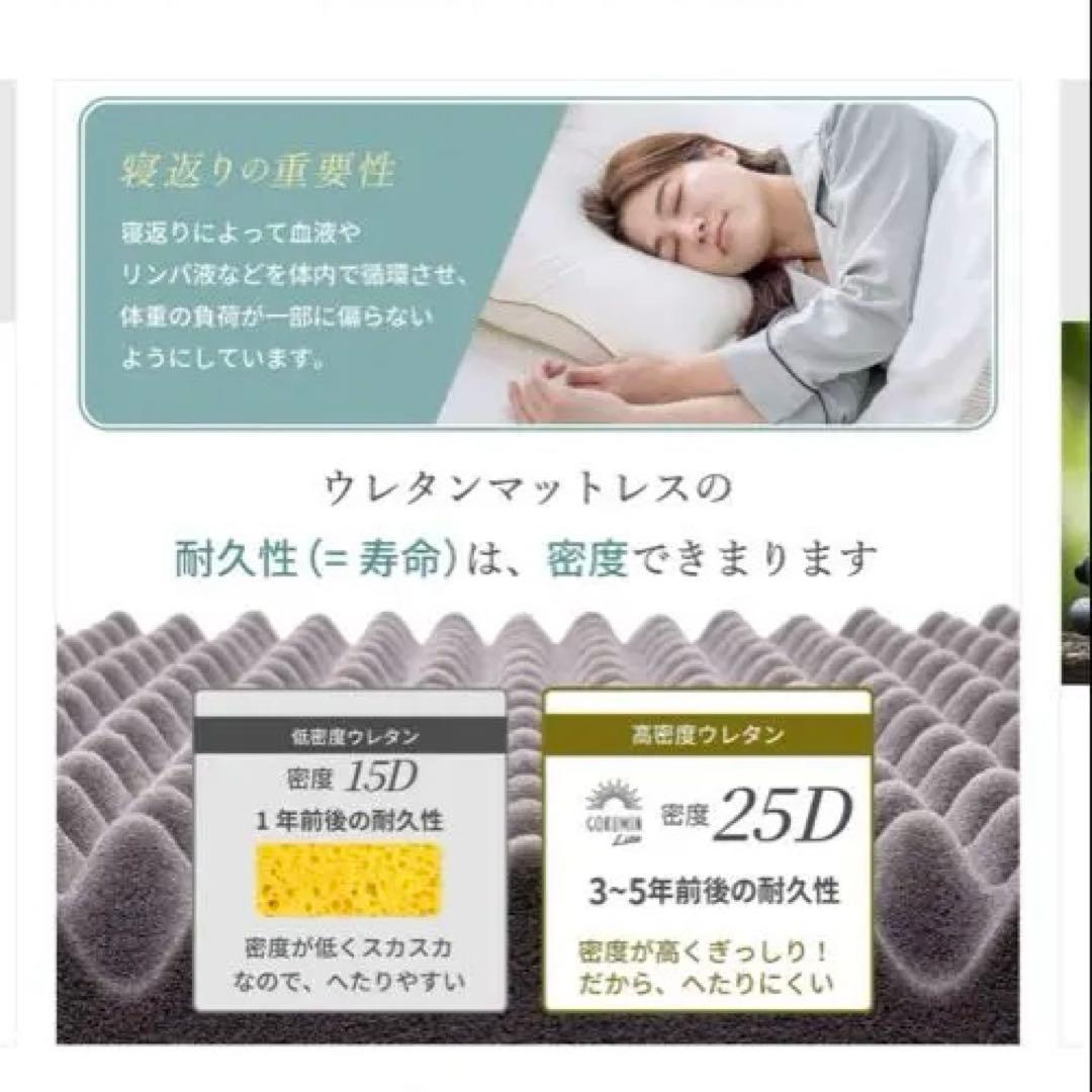 専用　美品　GOKUMIN Lite ダブル　高反発マットレス ストレート