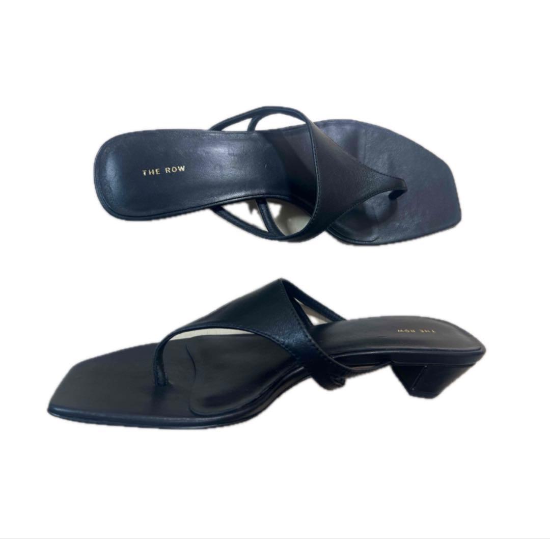 未使用。THE ROW ザロウ　レザー　サンダル 36