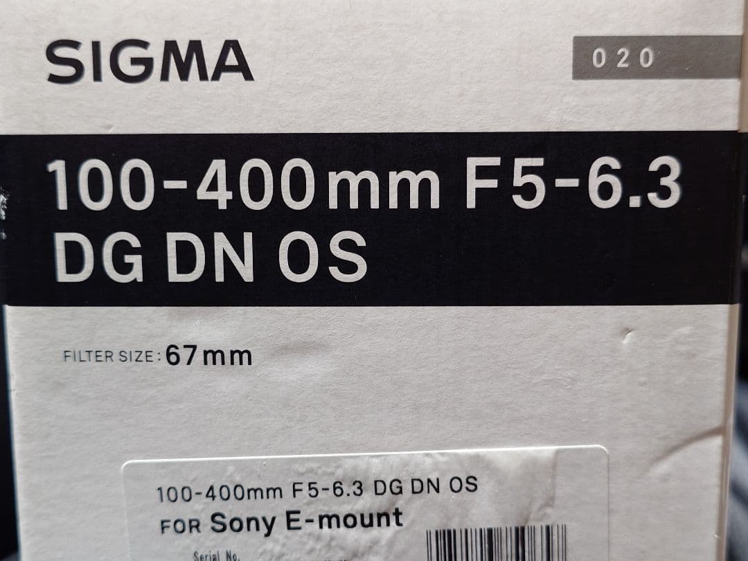 SIGMA 100-400mm F5-6.3 DG DN OS Eマウント