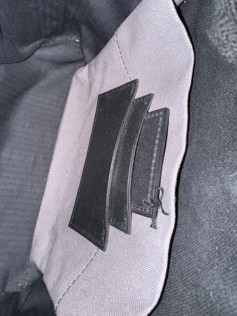 【あきあき】ebagos ポケット付バスケットBLACK