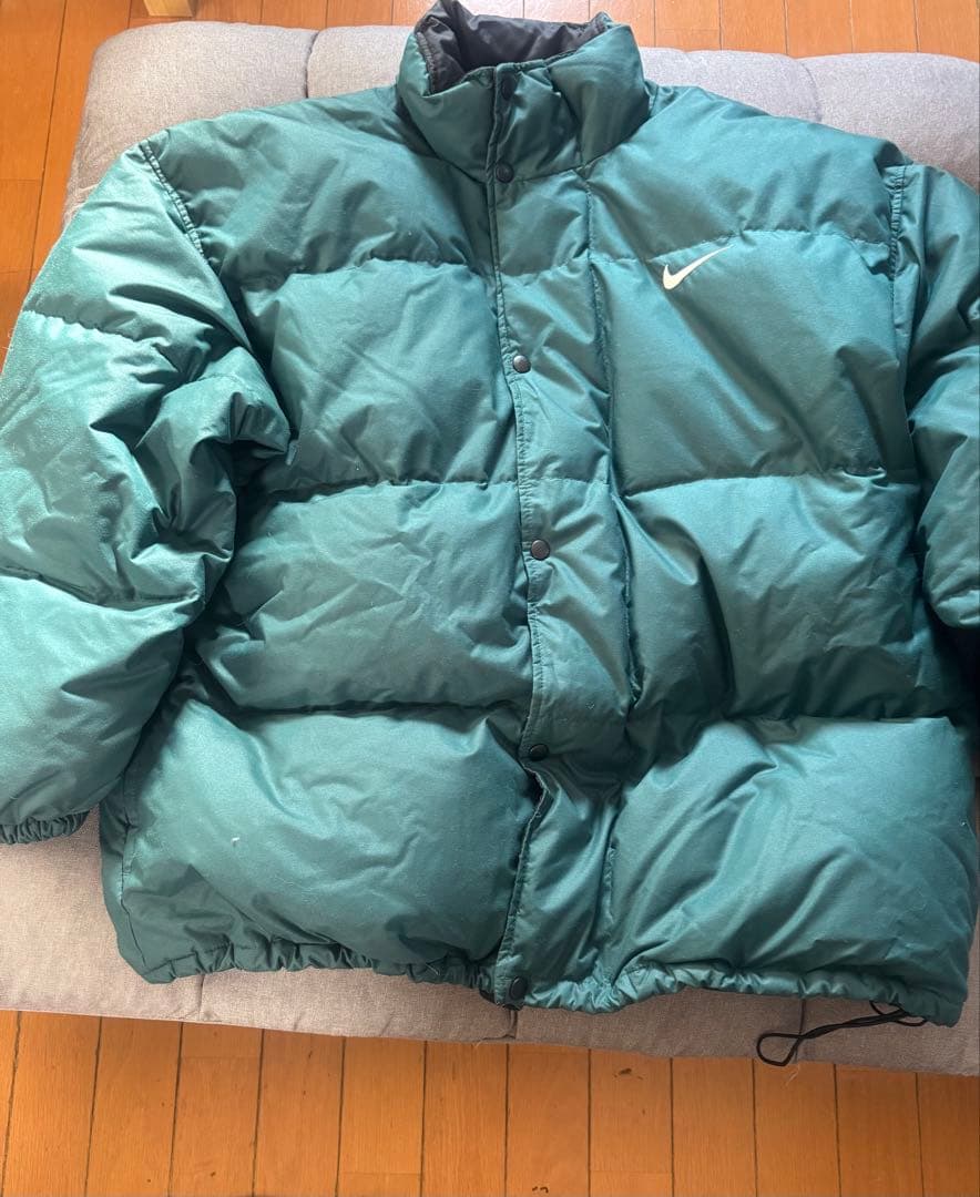NIKE ダウンジャケット 緑 ビッグシルエット グリーン