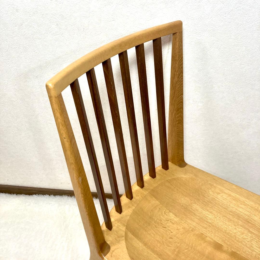 起立木工 ナラ材 パレスDチェア 木製 ダイニングチェア