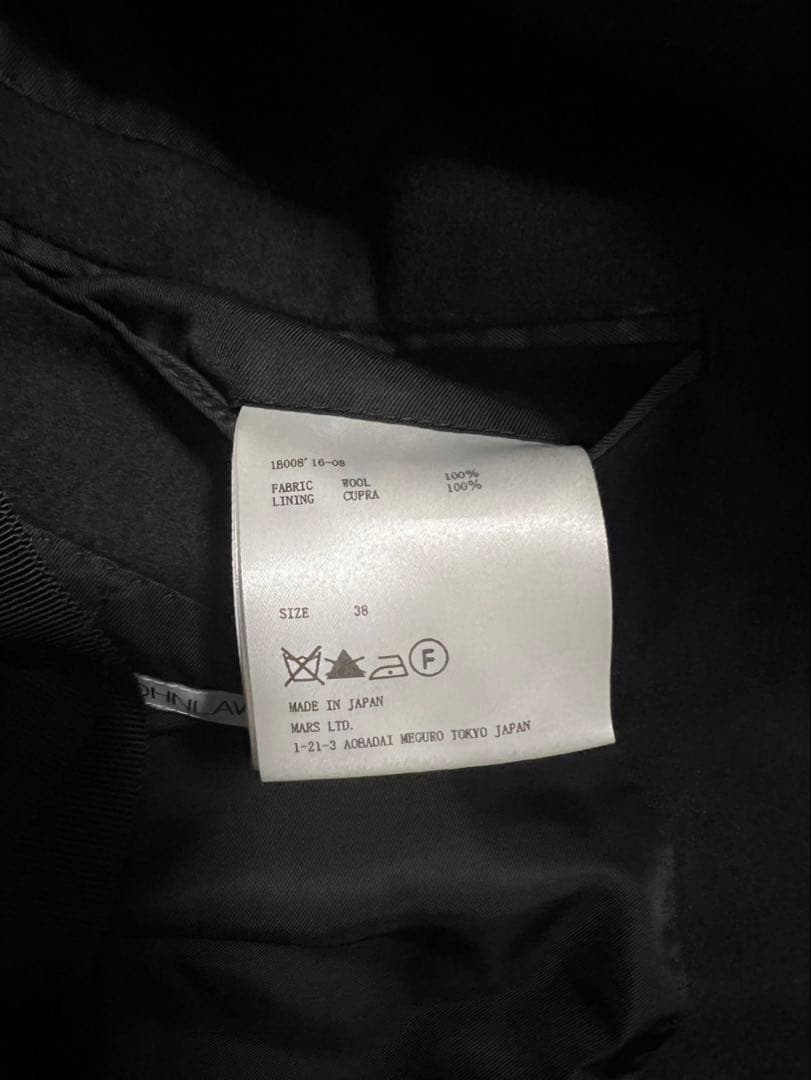 JOHNLAWRENCESULLIVAN ダブルブレスジャケット