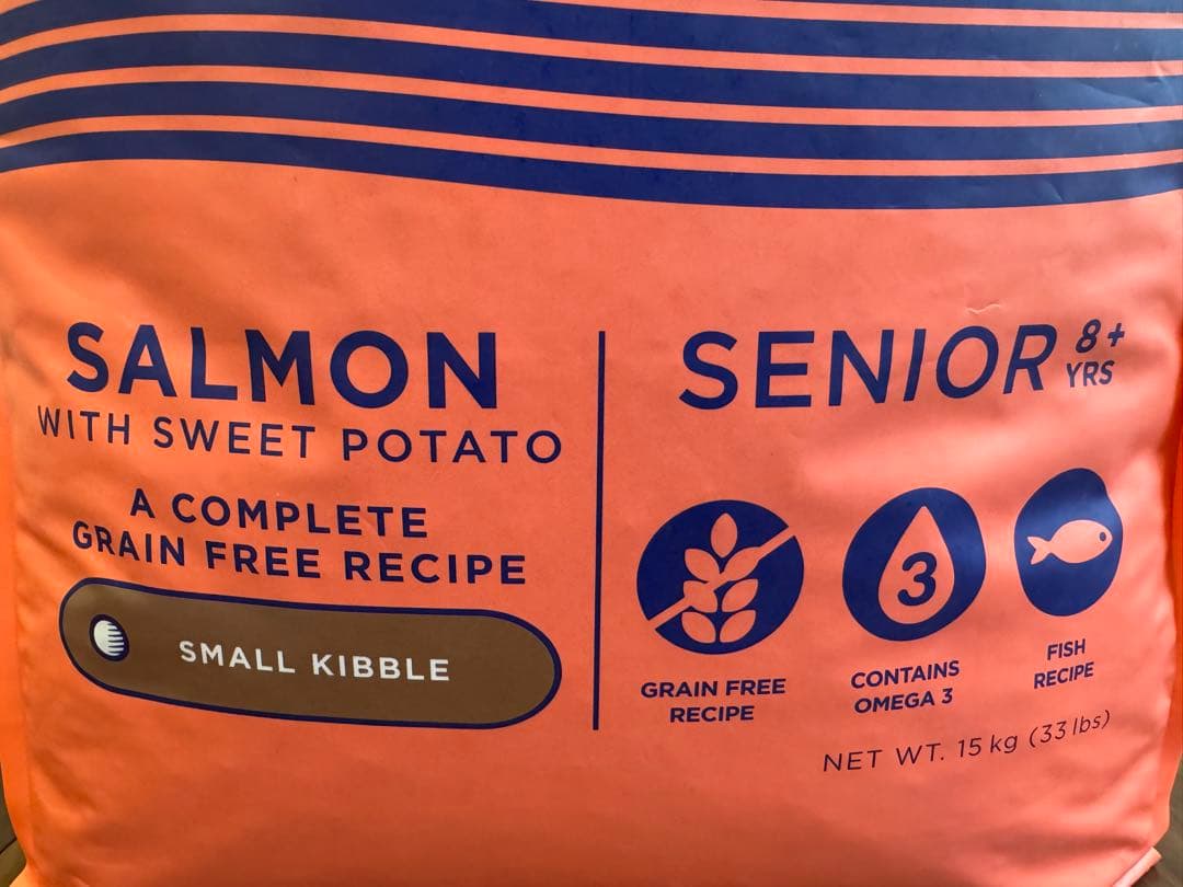 ★FISH4DOGS サーモン小粒★シニア15kg!