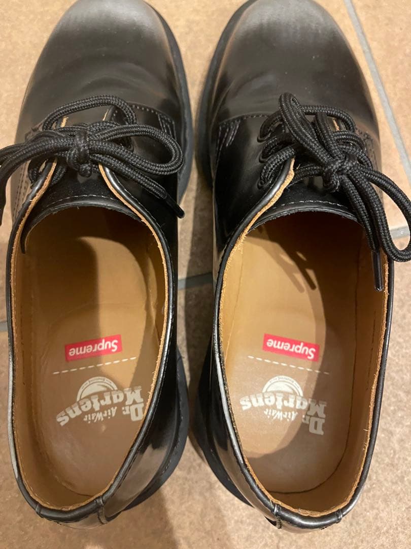 靴 supreme Dr.Martens 1461 3-eye shoes