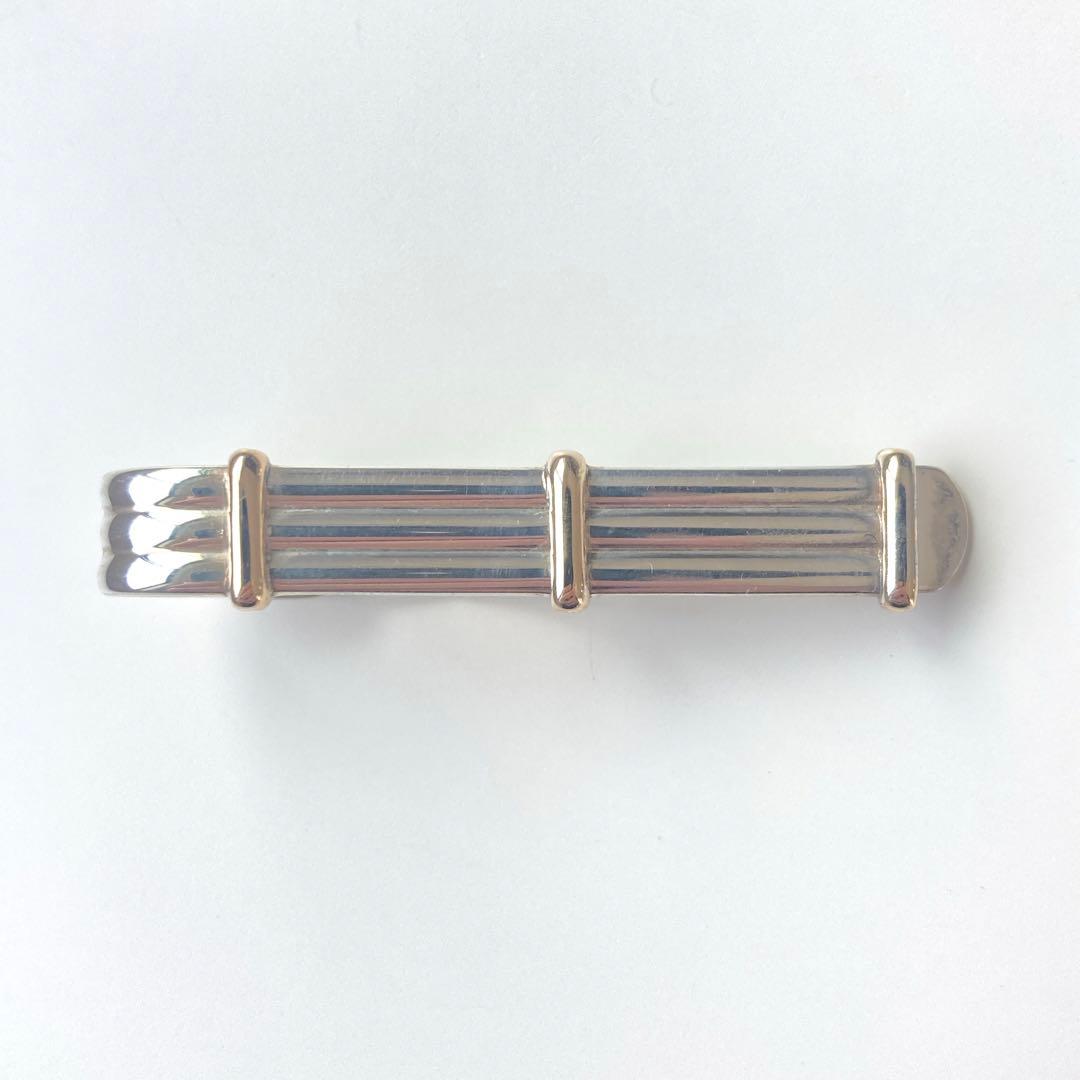 ティファニー ネクタイピン 14K & シルバー925 金 タイピン