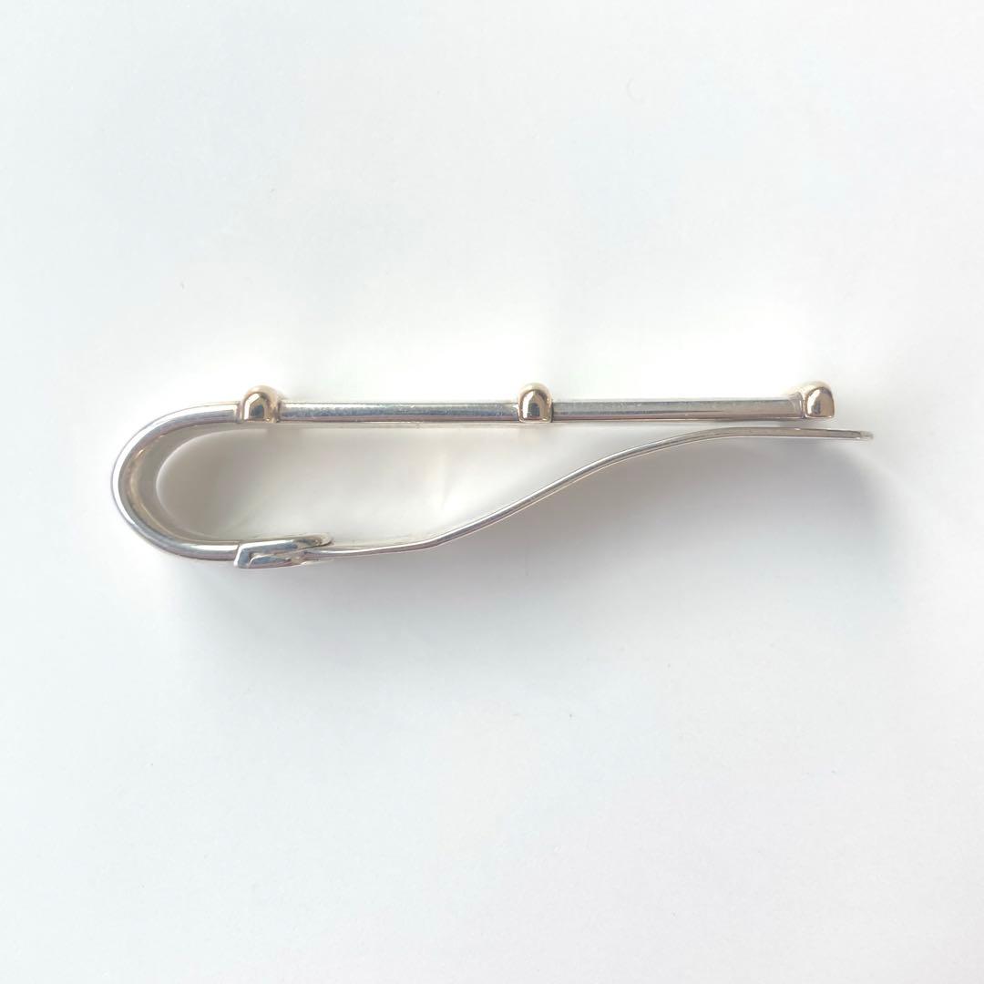 ティファニー ネクタイピン 14K & シルバー925 金 タイピン