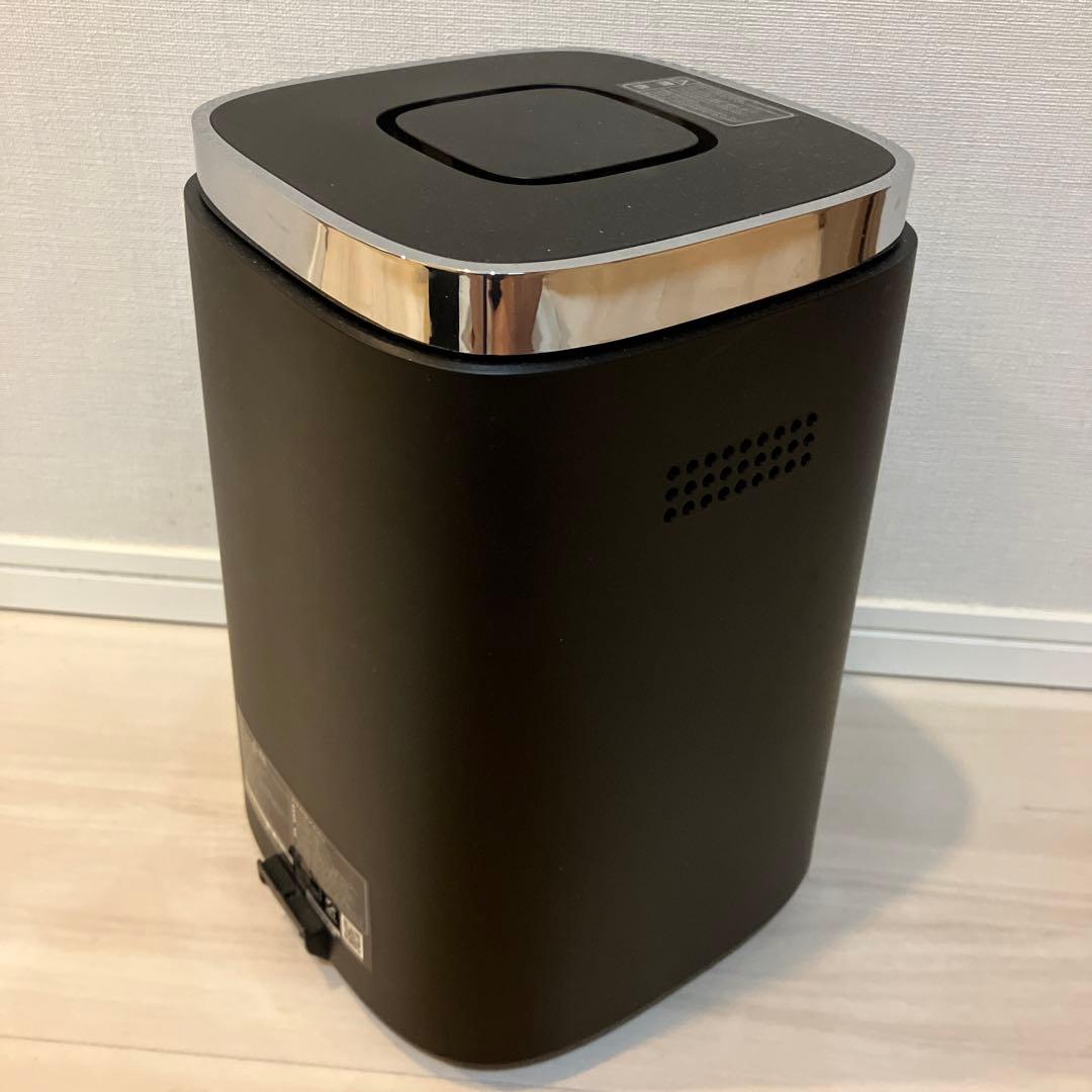 山善 スチーム式加湿器 ブラック 置き型