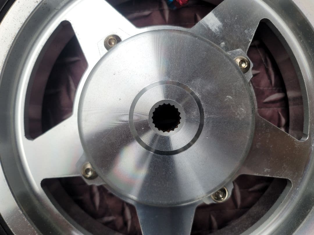 【廃盤品】3WF用10インチリアホイール BMF アルミ ハブ付き タイヤ付き