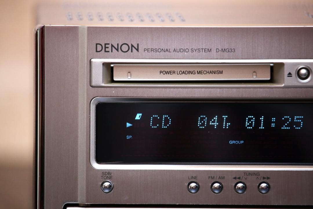 DENON D-MG33 CD/MD/TUNER/AMP　ミニコンポ 　美品
