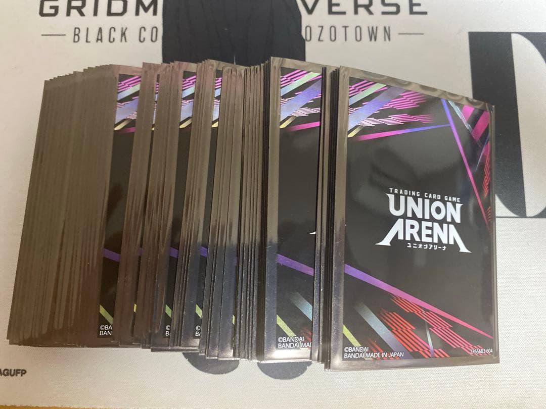 ユニオンアリーナ　オルテギア　デッキ　スリーブ　調整パーツ付き