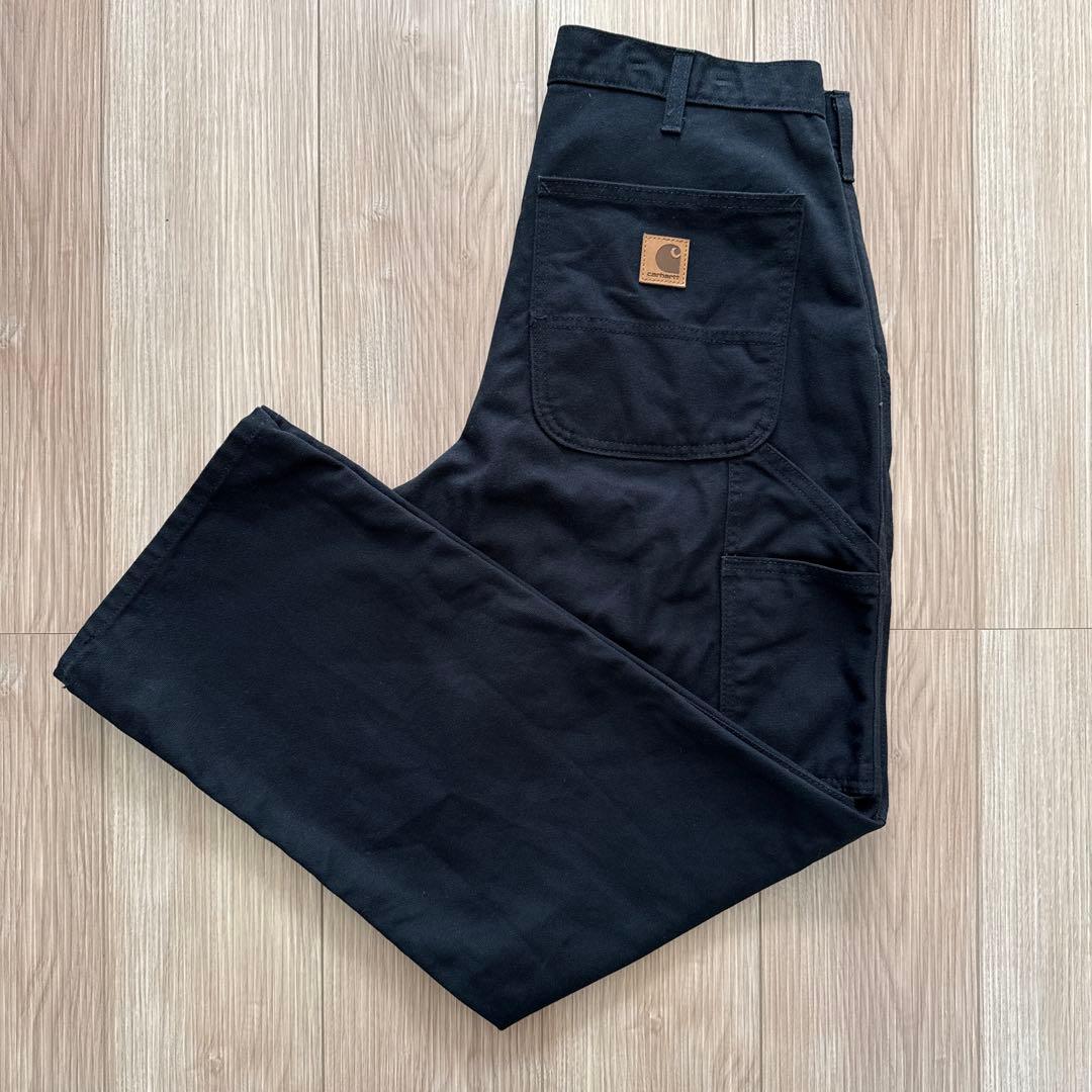 carhartt カーハートワークパンツ 32x30 ブラック