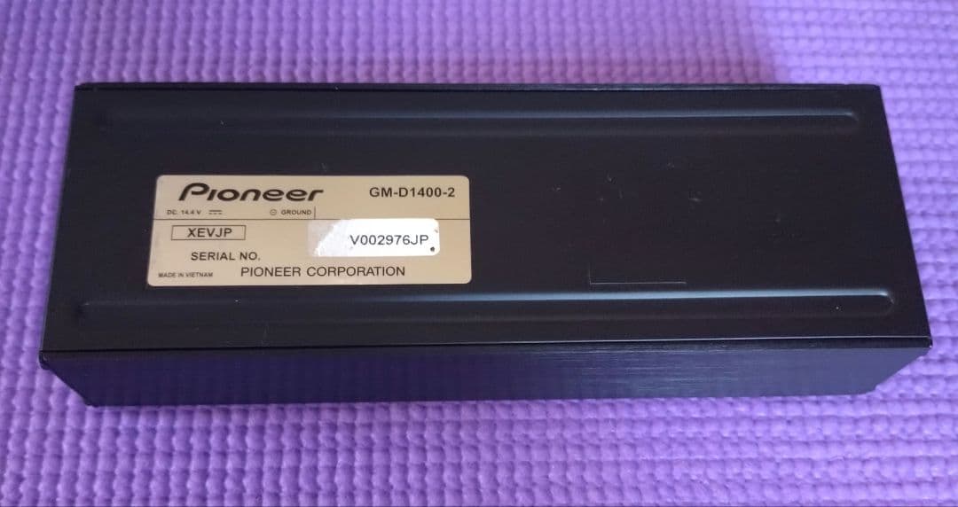 【重低音】carrozzeria 100w✕4 パワーアンプGM-D1400Ⅱ