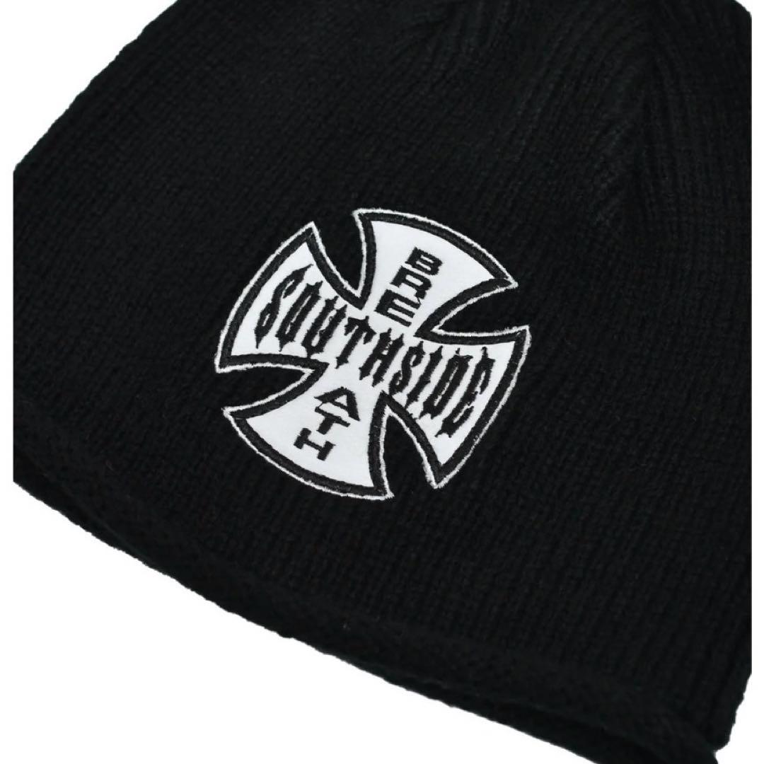 【完売品✨】BREATHSOUTHSIDECROSS DAMAGE BEANIE