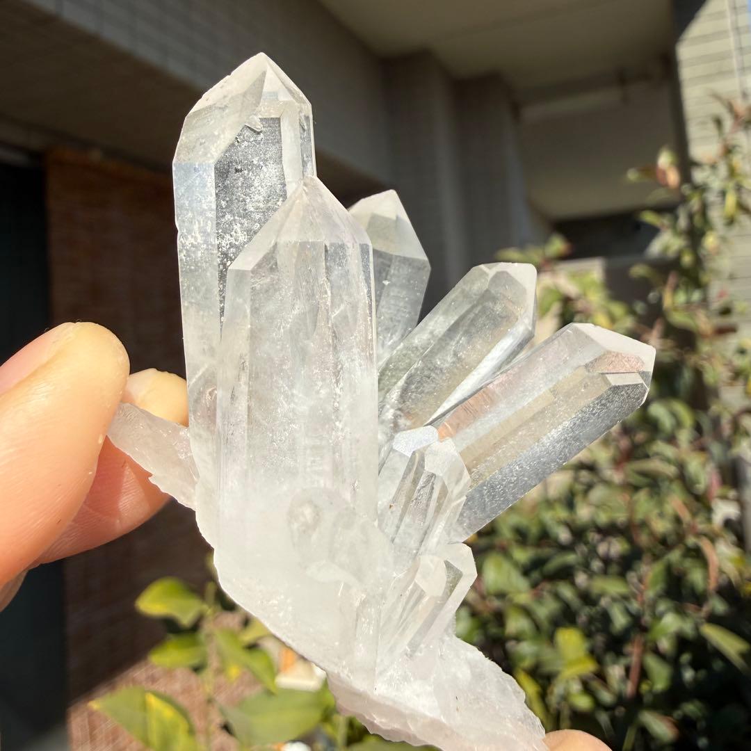 自然色　水晶クラスター モリオン　14個セット　1kg 水晶　原石　自然石c1