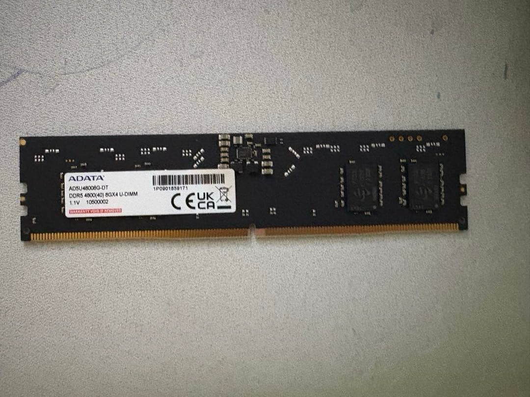 ADATA DDR5 メモリー 8GB 4800