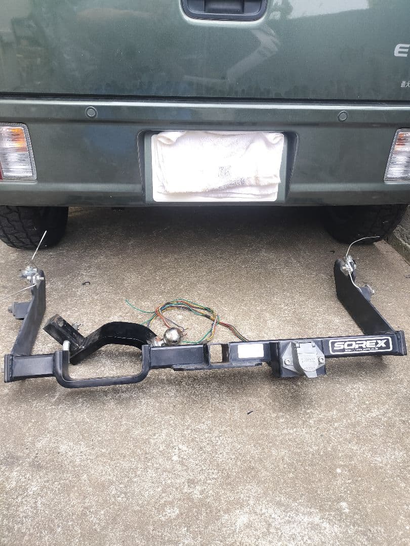 SOREX　ヒッチメンバー、innoルーフキャリアのセット 横浜市出品