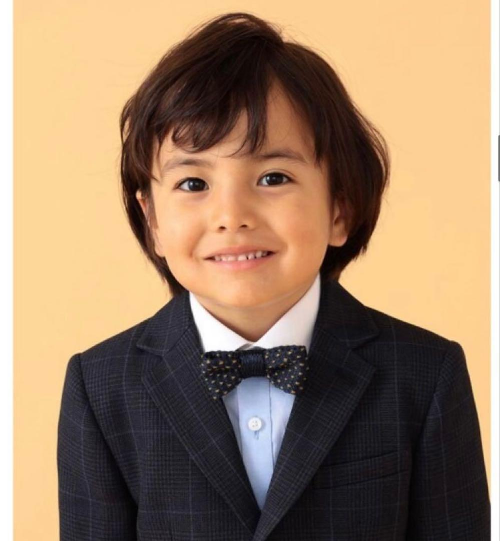 BEAMS mini フォーマルスーツ 120 ネイビー　入学式　結婚式　七五三