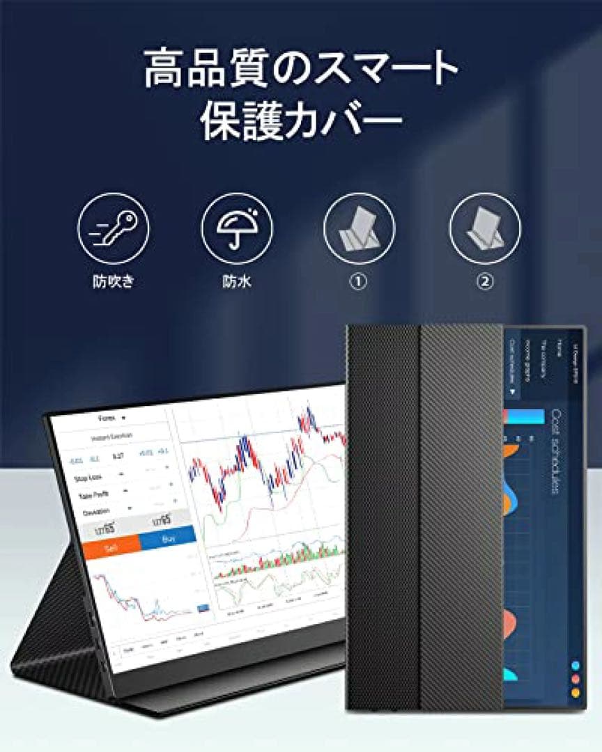 CNBANAN モバイルモニター 16インチ 2.5K解像度 2520x1680