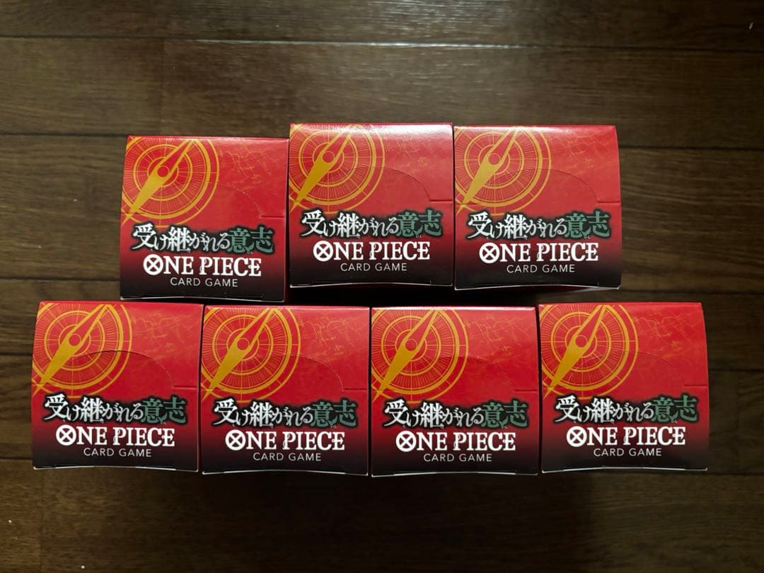 ワンピース カードゲーム 受け継がれる意志　7BOX 新品未開封