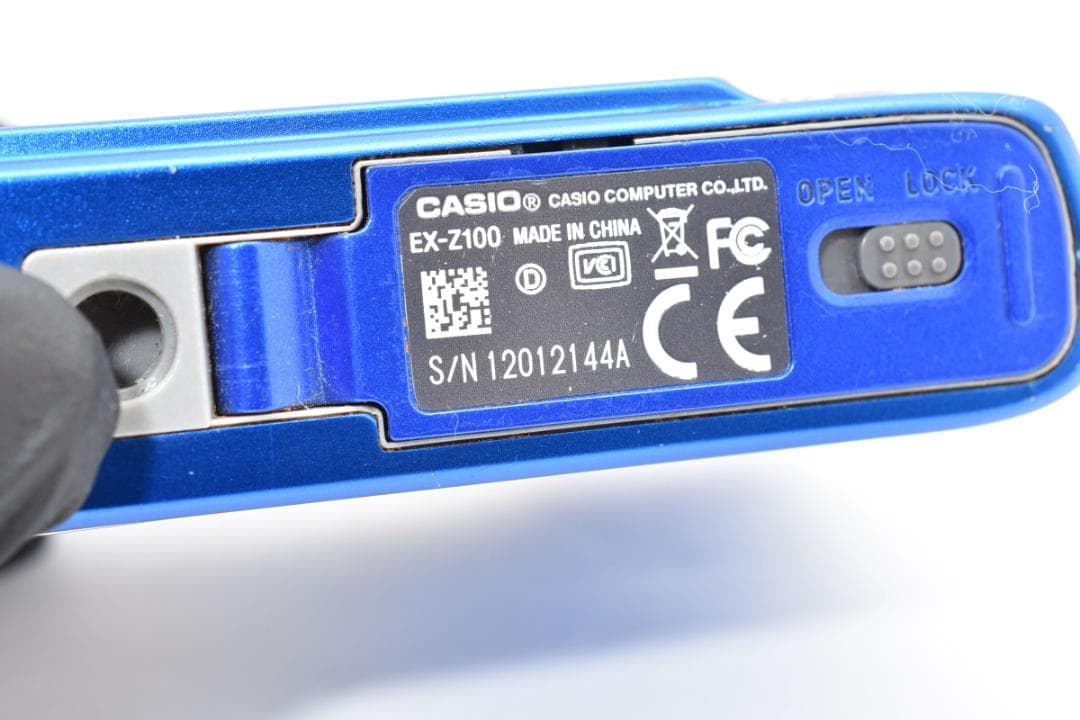 【美品】CASIO EXILIM EX-Z100 ブルー　動作確認済