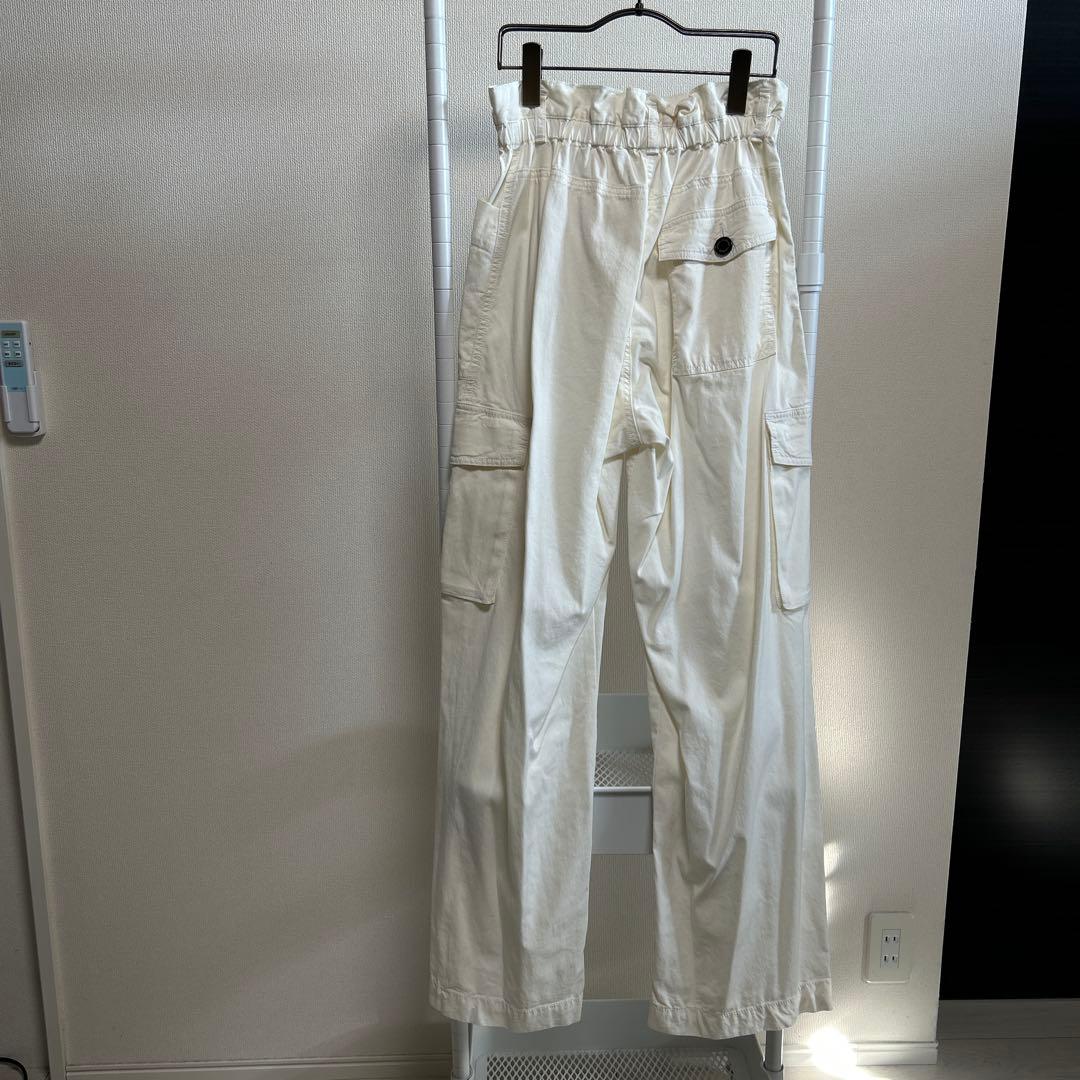 DOUBLE STANDARD CLOTHING ホワイトカーゴパンツ Sサイズ
