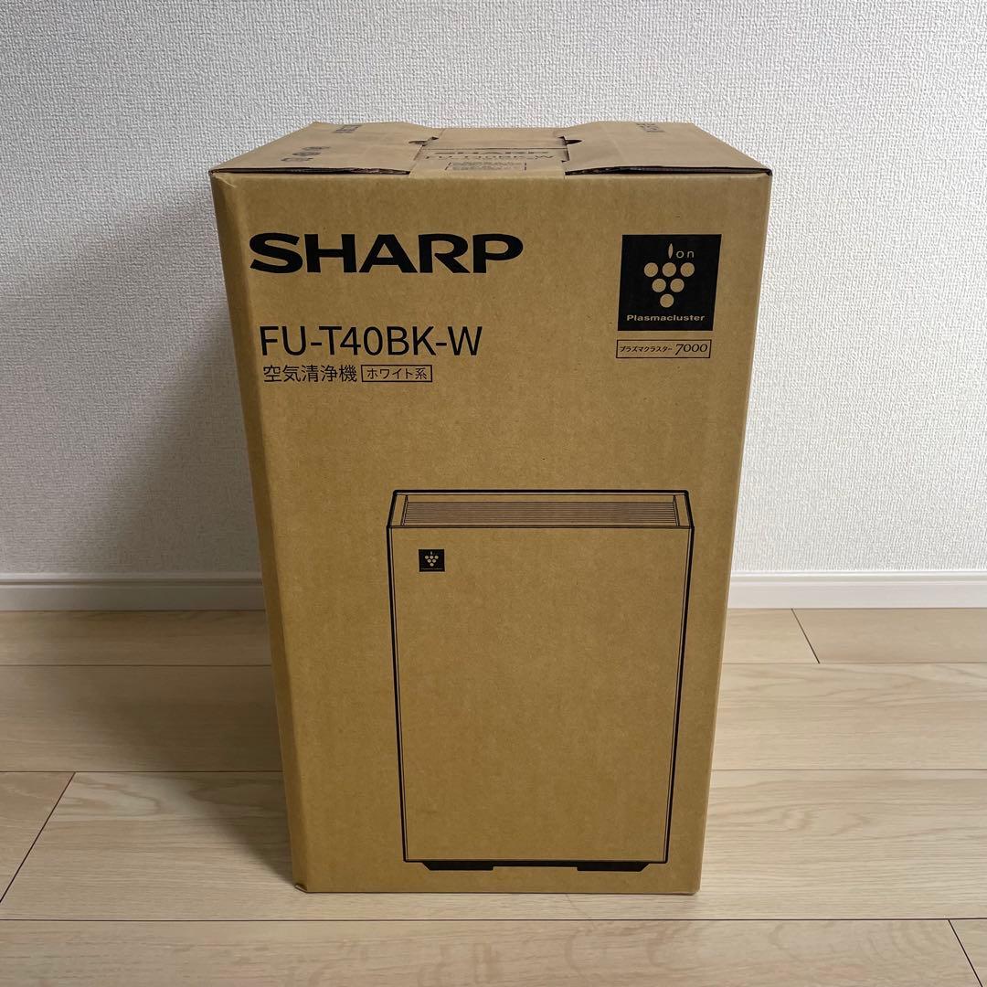 SHARP FU-T40BK-W 空気清浄機